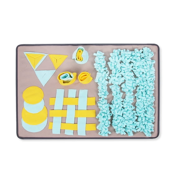 Sinyiin Pet Dog Snuffle Mat Nose Smell Training Blanket Sniffing Pad Slow Feeding Bowl Food Dispenser Carpet Relieve Stress Toy