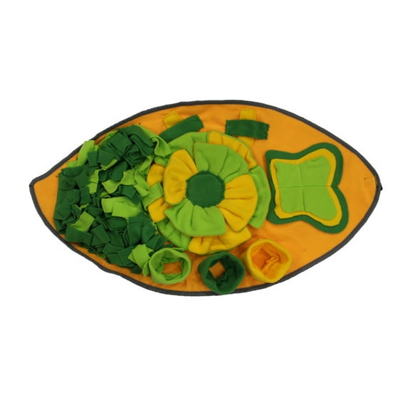 Sinyiin Pet Dog Snuffle Mat Nose Smell Training Blanket Sniffing Pad Slow Feeding Bowl