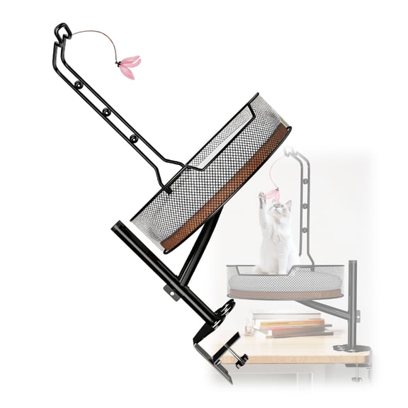 Sinyiin Pet Lounging Bed Desk Sleep Nest Rotating Hammock for Kittens Cats Nest Perch