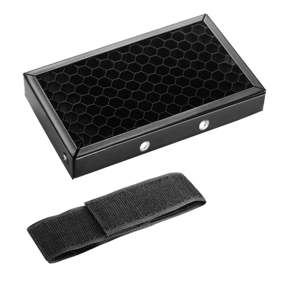 Sinyiin Photography Light Shaping Cover 43mm Height 80mm Width Metal ABS Construction