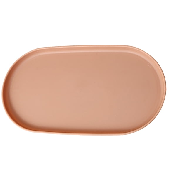 Sinyiin Plastic Fruit Dessert Tray Desktop Food Storage Plates Home Stackable Multi-Function Snack Bread Pan Kitchen Organizer