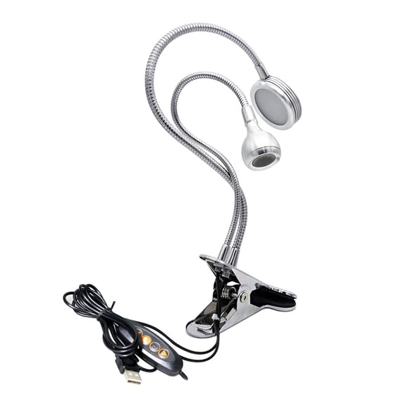 Sinyiin Portable Eye-Care Reading Lights Easy Clips on Reading Lamp for Reading in Table