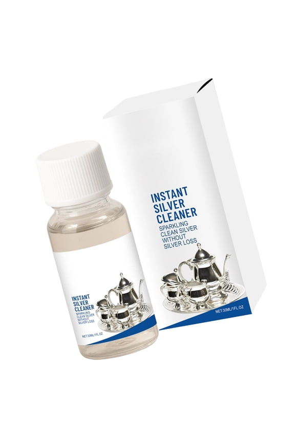 Powerful Silver Cleaner For Jewelry And Tableware Quickly Restores Shine Without Scratching Safe For Delicate Surfaces