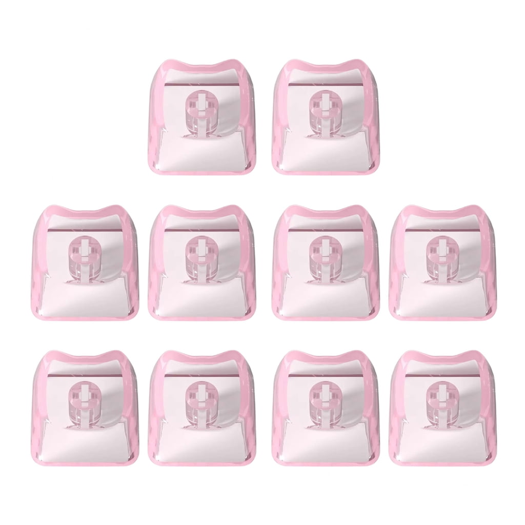 Sinyiin Premium Clear Keycaps 10 Pack Ergonomic Designs PC Component ...