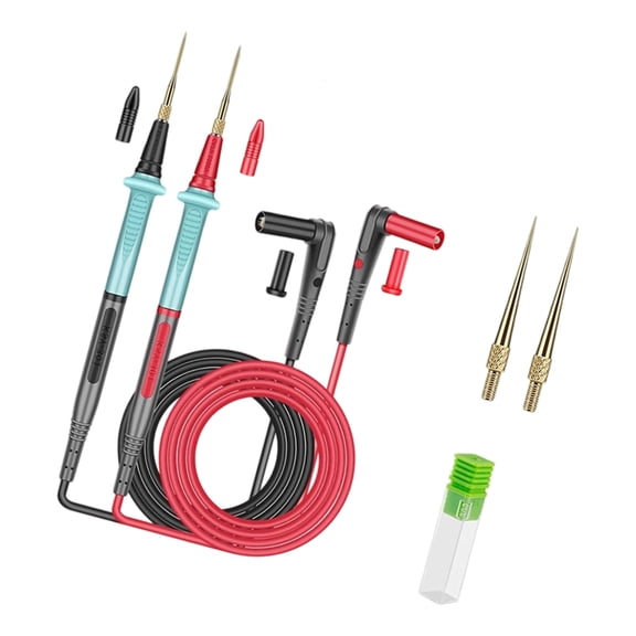 Sinyiin Professional 1000V Evaluated Test Probes With Exchangeable Steel Probes Flexible Elastomer Multimeter Clients For Electronics Diagnostics