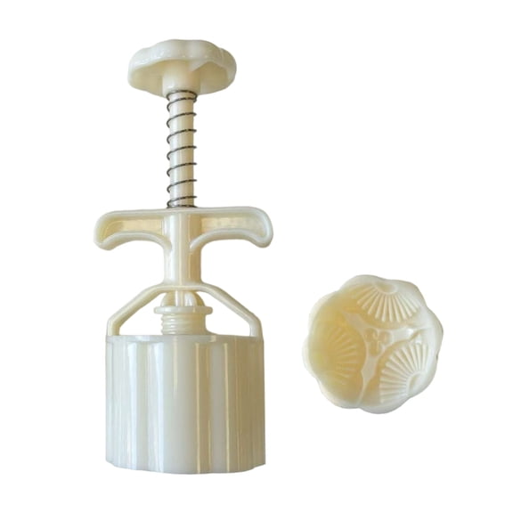 Sinyiin Professional Baking Cast For Mooncakes And Puddings 75g Capacity Pad Texture ABS Substance Not Stick Face Dishwasher Safe Kitchen Tool