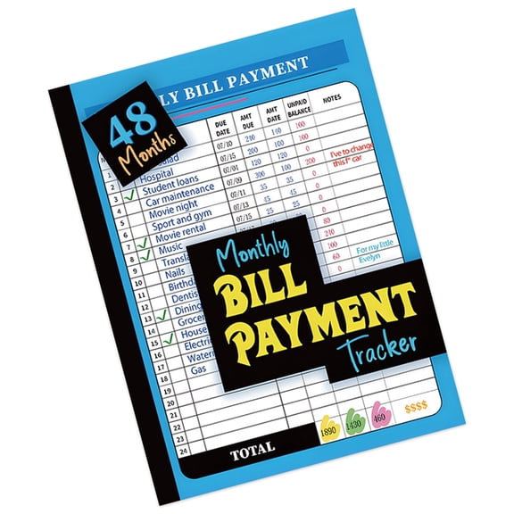 Sinyiin Professional Bill Payment Trackers Journal Paper Sheets For Detailed Financial Record Keeping Budget Tracking Notebook