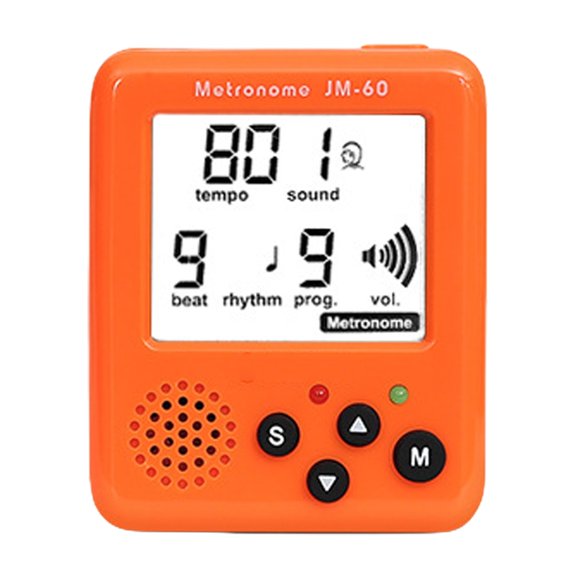 Sinyiin Professional Clip on LCD Digital Metronome Digital Beat Tempos Metronome