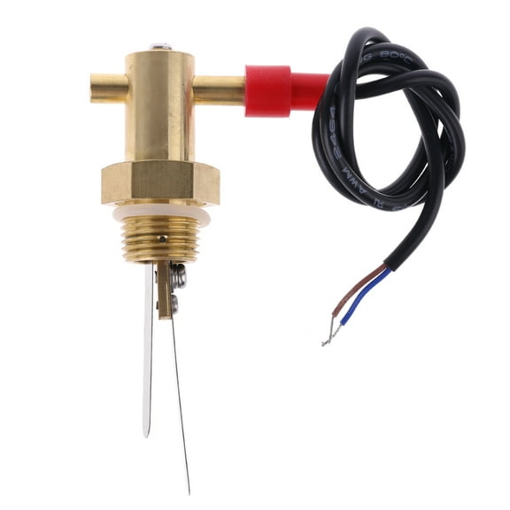 Sinyiin Professional G1/2" Water Flow Switch DN15 Liquid Flowing Switch 10W Brass Body Flow Sensor for Pump