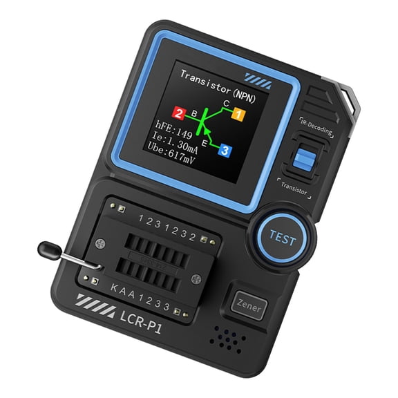 Sinyiin Professional Handheld Transistor Tester JFET,Meter For Electronic Component Testing In Lab And Field Work