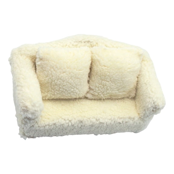 Sinyiin Realistic OB11 tiny house Sofa Soft Fabric tiny Furniture With Removable Pillow Design