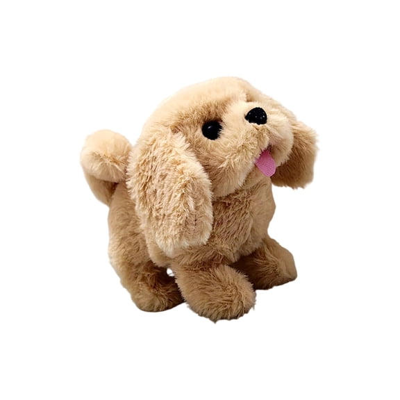 Sinyiin Realistic Plush Robotic Dog Companion Doll Simulation Sound Touch Response Toy