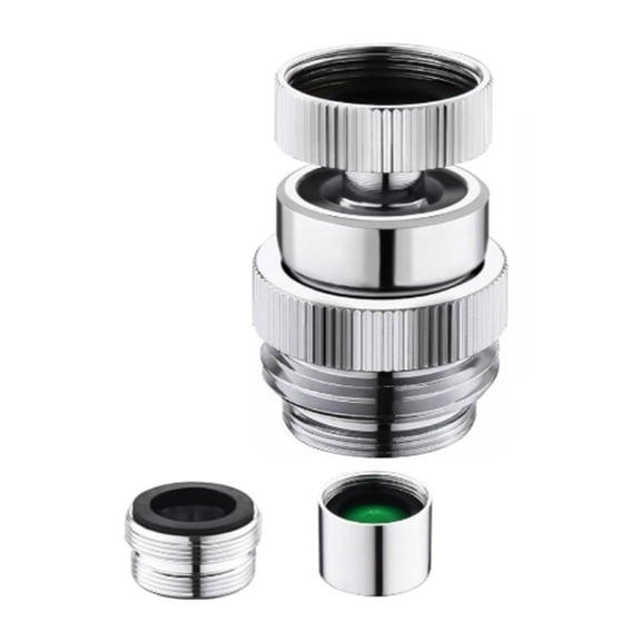 Sinyiin Rotating Water Faucet Adapter Brass Threaded Connection Weather Resistant For Efficient Garden Irrigation Car Washing