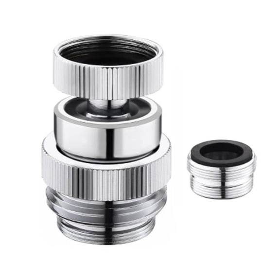 Sinyiin Rotating Water Faucet Adapter Brass Threaded Connection Weather Resistant For Efficient Garden Irrigation Car Washing