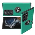 thumbnail image 1 of Sinyiin Shockproof Magnetic Rings Phone Case With 360 Rotating Stand Matte Finish Mobile Phone Case for S24 Ultra, 1 of 9