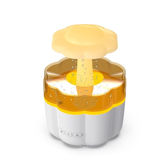 Sinyiin Small Mist Oil Diffusers Small Flower Shape Mist Humidifier Relaxing Humidifier
