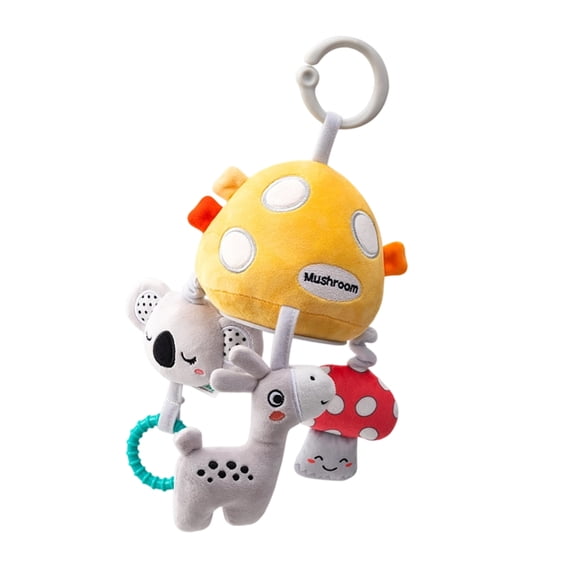 Sinyiin Soft Plush Animal Musical Cot Mobile With Soothing Melodies For Baby Bed Nursery Early Learning Sensory Development Toy