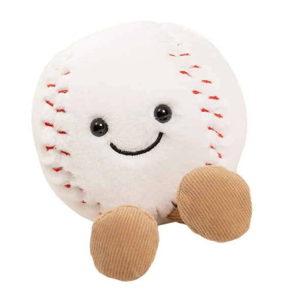 Sinyiin Soft Stuffed Sports Ball Plush Toy Cute Pillow Souvenir For Birthday Gift