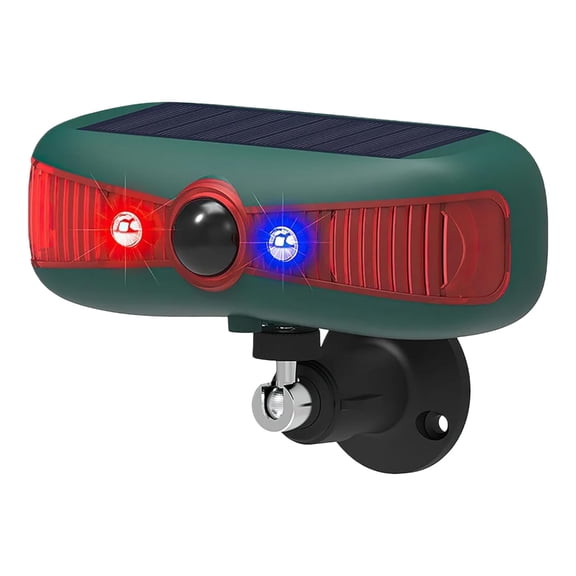 Sinyiin Solar Motion Sensor Alarm Outdoor Warning Light Loud Security Alarm Enduring