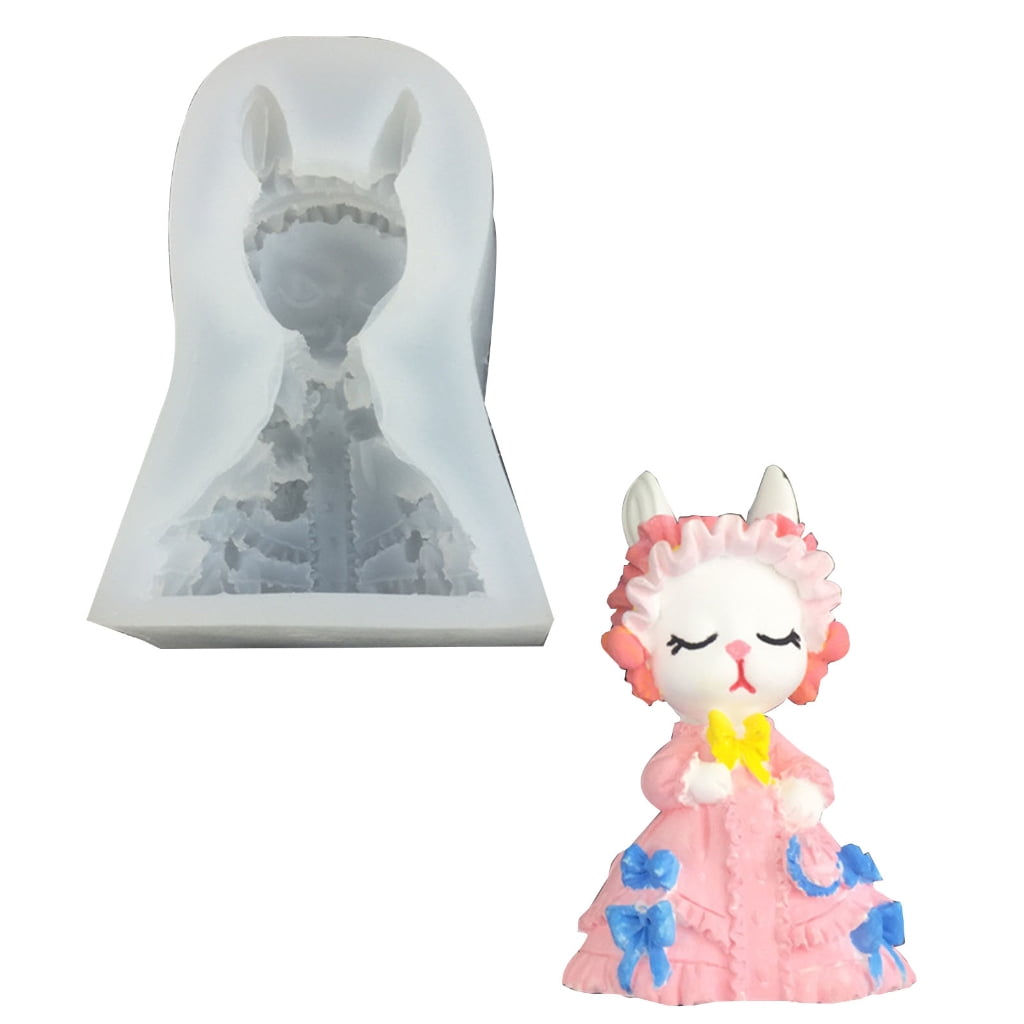 Sinyiin Sophie Rabbit Silicone Mold for DIY Candle Ornaments Mold ...