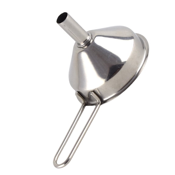Sinyiin Stainless Steel Conical Funnel with Hanging Hole Wide Mouth Liquid Dispenser