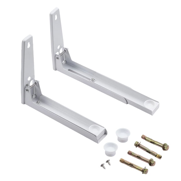 Sinyiin Stainless Steel Microwave Wall Bracket Adjustable Width Kitchen Storage Rack