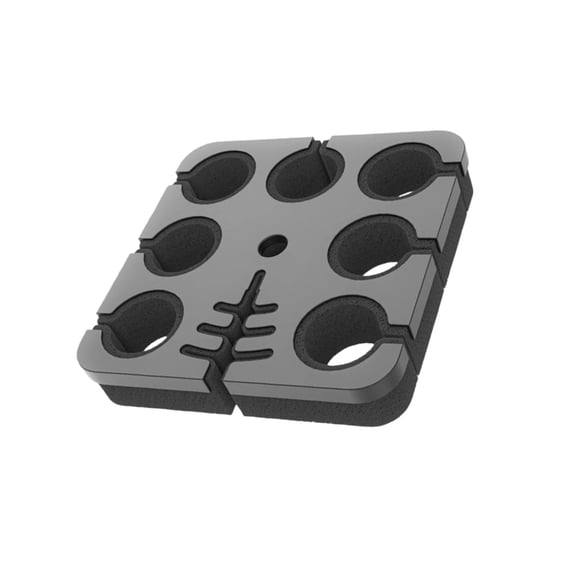 Sinyiin Strong Micr Storage Rack 7 Position Plan Bolted Link Spongiform Cushioning Easy Installation