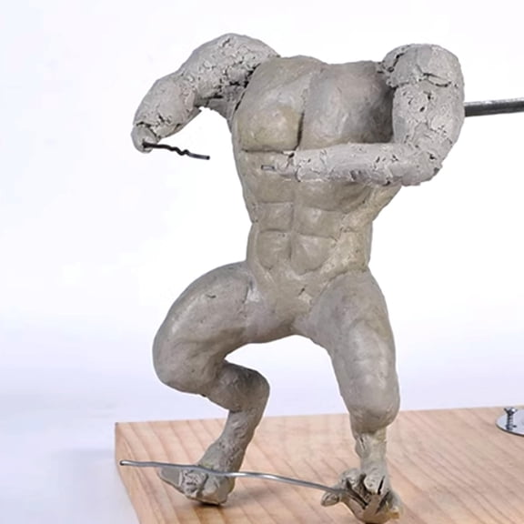 Sinyiin Sturdy Adjustable Holder For Clay Modeling Projects With Reinforced Metal Base