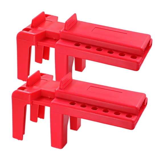 Sinyiin Sturdy Round Valves Locking Mechanism for Water Gas 1/2 4.25Inch Diameter Pipe Tamper Resistant Safety Device 2 Pack