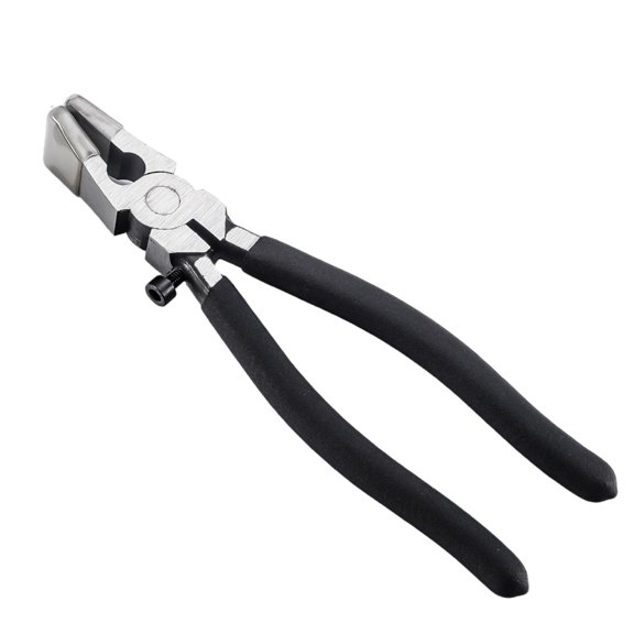 Sinyiin Tall Mild Steel Modifiable Glass Cutting Pliers Tool With Not Slip Rubber Grip For Art Projects And Home Refurbishment