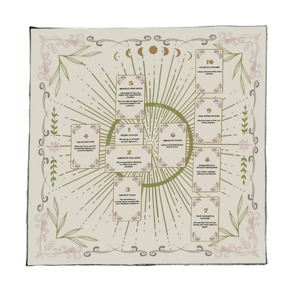Sinyiin Tarots Cards Tablecloth Altars Cloth Oracles Divinations Board Game Accessories