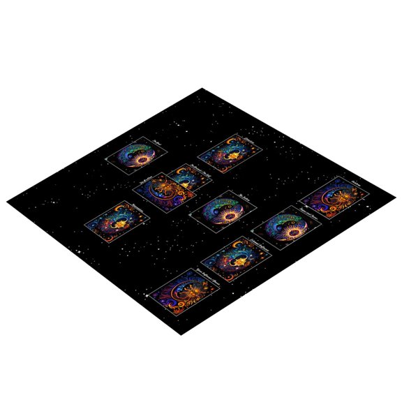 Sinyiin Tarots Tablecloth Divinations Table Cover 3 Size Option Oracles Board Game Mat Square Shape Pendulums Altar Table Cloth