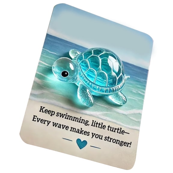 Sinyiin Tiny Resin Tortoises Figure Miniature Animal Decoration For Kid Birthday Supply