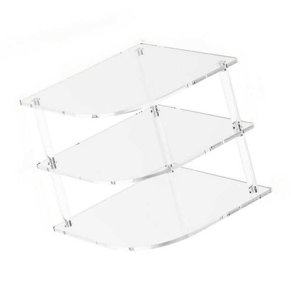 Sinyiin Transparent Stackable Dish Rack Cabinet Storage Organizer For Plate Bowl Spices