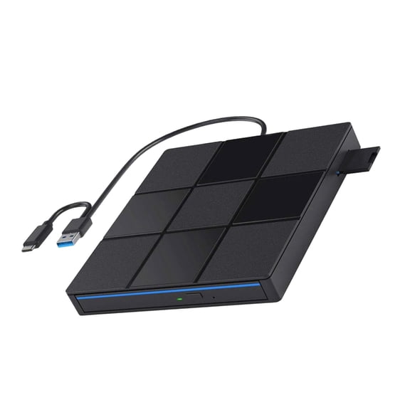 Sinyiin USB 3.0 External DVD Drive Multiport Hub with Card Reader for Laptop Desktop