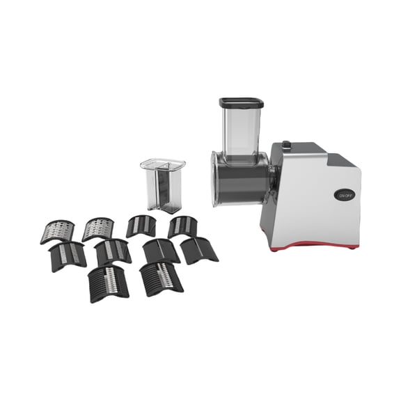 Sinyiin Upgraded Salad Maker Machine with 5 Different Shape Electric Cheese Grater