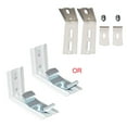thumbnail image 1 of Sinyiin Vertical Blind L Bracket Heavy Duty Curtain Brackets Easy to Install Remove Suitable for Internal External Installation, 1 of 8