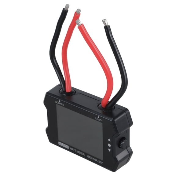 Sinyiin WM150 150A 50V Watt Meter Accurate Motor Testing Device Measure Current and Voltage Precisely Large LCD Display