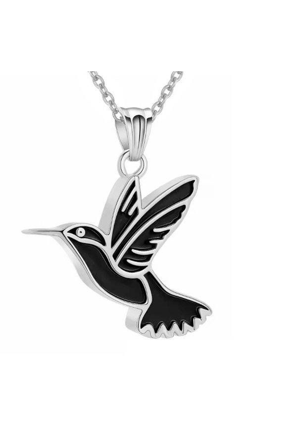 Wear resistant Bird Design Pet Cremation Necklace Commemoration Charm For Ashes Treasure With Flexible Chain