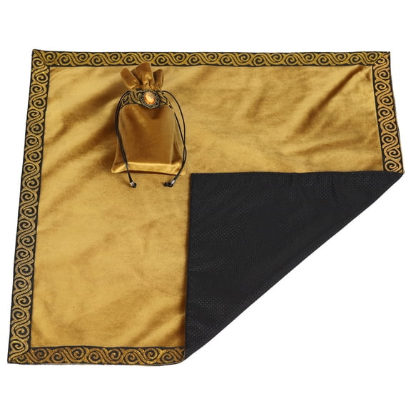 Sinyiin Witch Divination Pendulum Divination Tablecloth Board Game Flannel Mat with Bag
