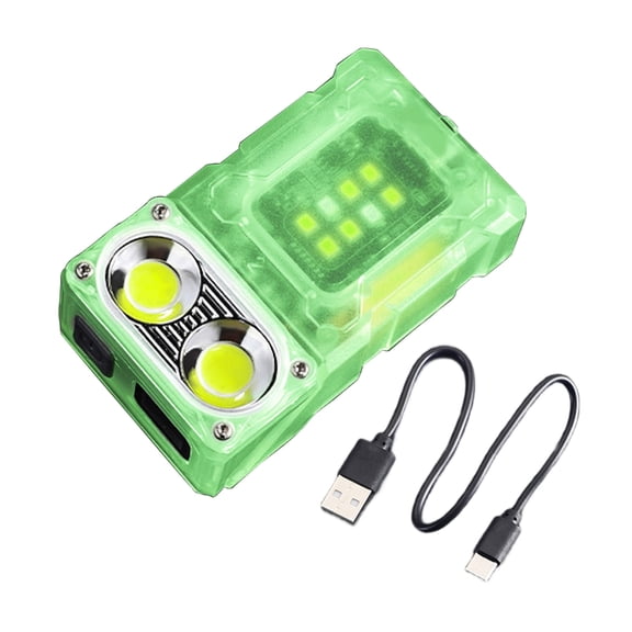 Sinyiin Work Flashlight with USB Charging Plastic Texture for Night Working Enthusiasts
