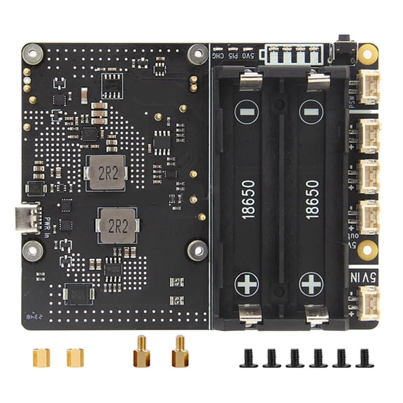 Sinyiin X1201 UPS Power Management Board with 5A Output and Fast Charging For RPi 5 Compatible