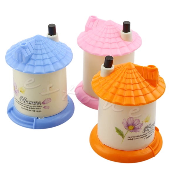 Sinyiin for Creative Automatic Portable Toothpick Box Holder Small House Mode Dispenser