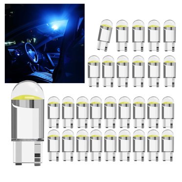 10 PCS T10 LED License Plate Lights - Dark Pink 3030 Chip Waterproof Super Bright Bulbs For Cars Trucks SUVs