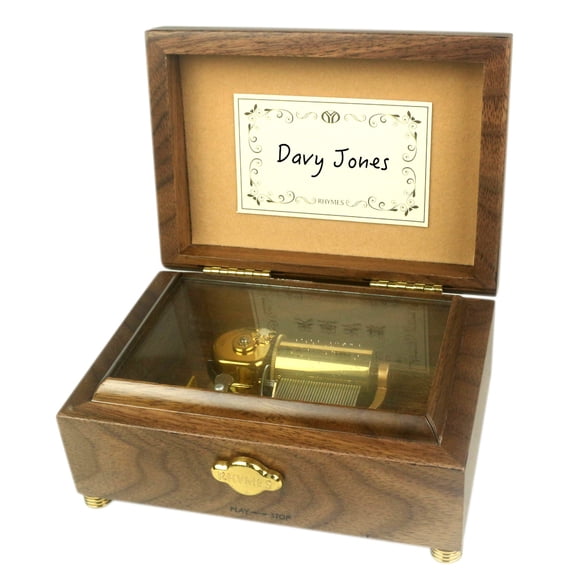 Sinzyo 30 notes Music jewelry box Davy Jones and custom song For Frends Girl and Children Birthday Gift