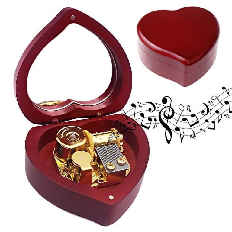 Sinzyo Boîte à Musique En Bois Anastasia Once Upon A December - Mélodie Gravée Miroir