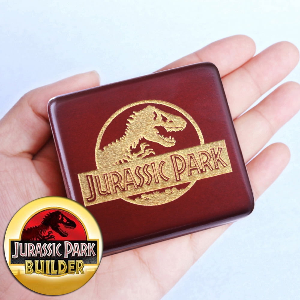 Sinzyo Wooden wine red clockwork music box Jurassic Park Hedwig theme For Frends Girl and Children Birthday Gift