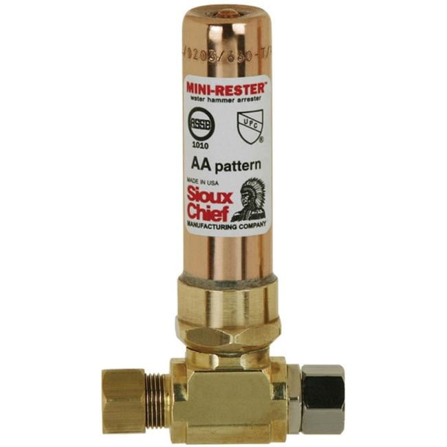 Sioux Chief 660GTR1 Brass MiniRester Residential Water Hammer