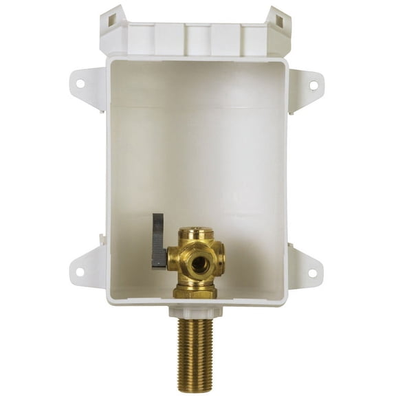 Sioux Chief 696-G1000MFPK4 0.5 in. Icemaker Outlet Box Sweat Brass Boxed