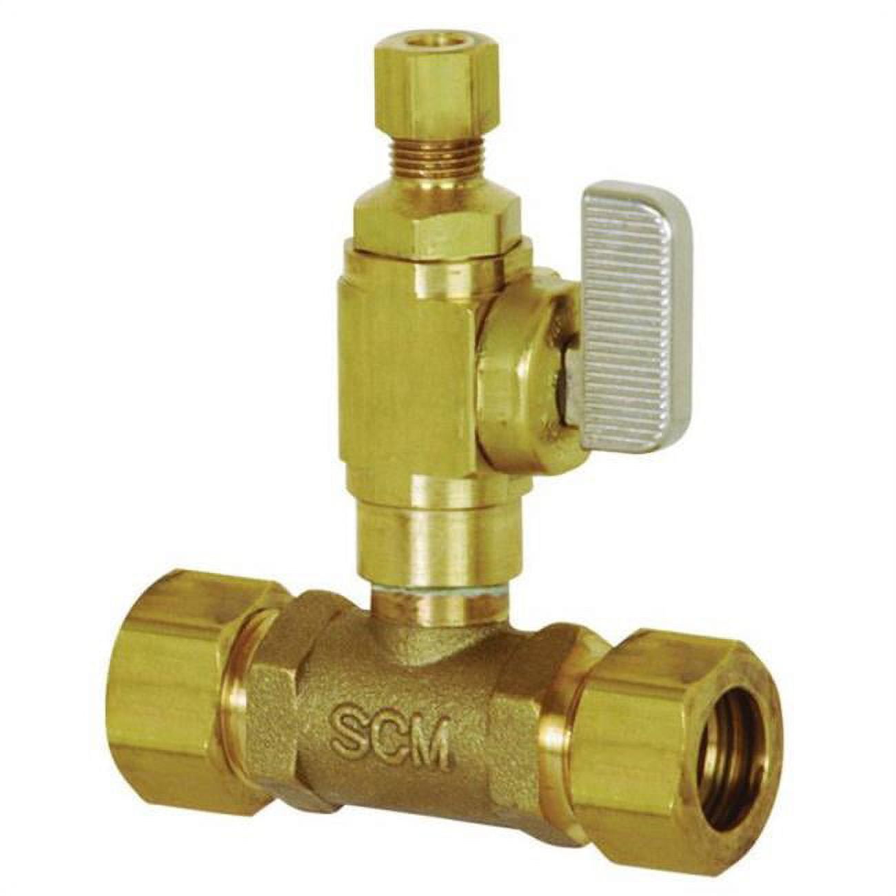 Sioux Chief AddALine 5/8 in. Brass Compression Ball Valve Full Port